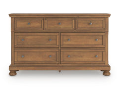 Feddinger Medium Brown California King Panel Storage Bed, Dresser and Nightstand - Ornate Home
