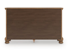 Feddinger Medium Brown California King Panel Storage Bed, Dresser and Nightstand - Ornate Home