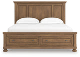 Feddinger Medium Brown California King Panel Storage Bed - Ornate Home