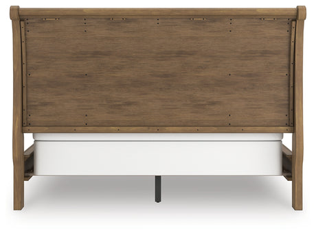 Feddinger Medium Brown California King Sleigh Bed - Ornate Home