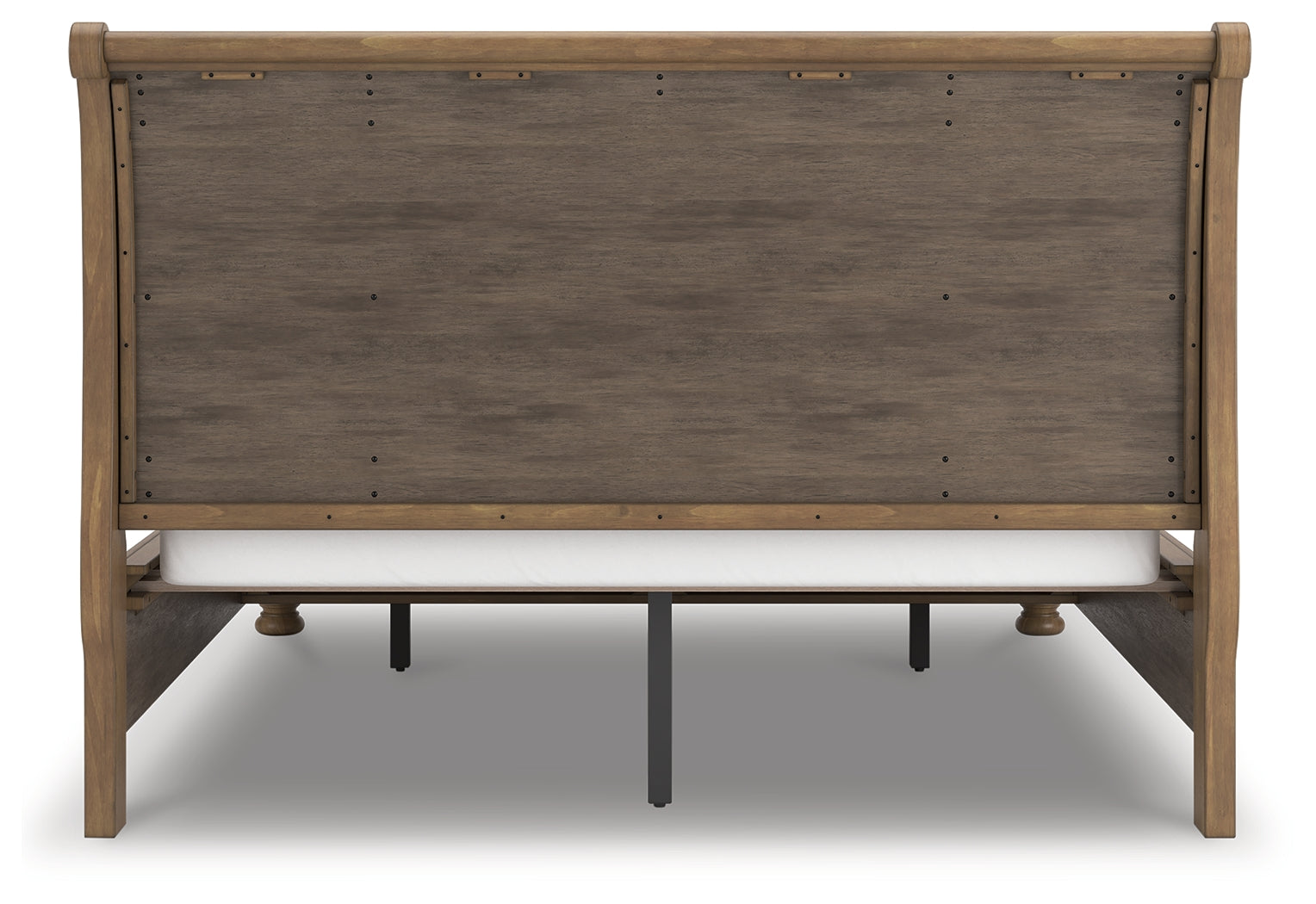 Feddinger Medium Brown California King Storage Sleigh Bed - Ornate Home