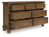 Feddinger Medium Brown Dresser (Online Special Price) - Ornate Home