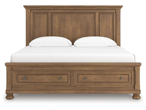Feddinger Medium Brown King Panel Storage Bed (Online Special Price) - Ornate Home