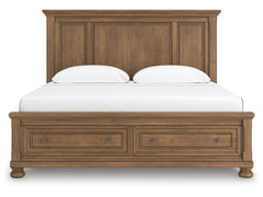 Feddinger Medium Brown King Panel Storage Bed - Ornate Home