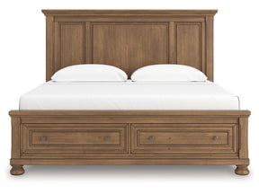Feddinger Medium Brown King Panel Storage Bed - Ornate Home