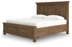 Feddinger Medium Brown King Panel Storage Bed - Ornate Home