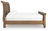 Feddinger Medium Brown King Sleigh Bed (Online Special Price) - Ornate Home