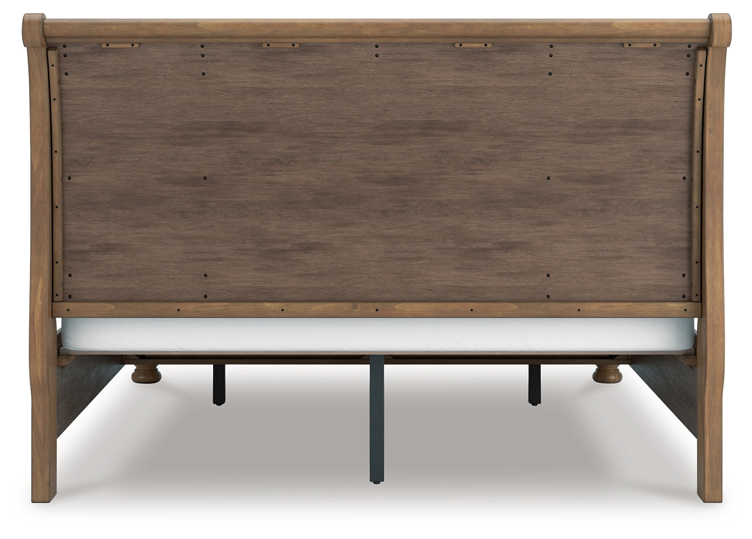 Feddinger Medium Brown King Storage Sleigh Bed - Ornate Home