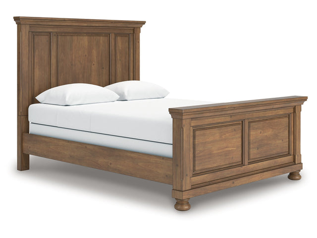 Feddinger Medium Brown Queen Panel Bed - Ornate Home