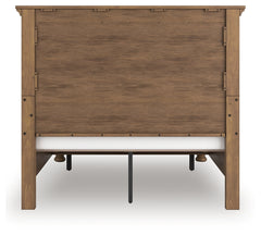 Feddinger Medium Brown Queen Panel Storage Bed - Ornate Home