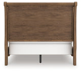 Feddinger Medium Brown Queen Sleigh Bed (Online Special Price) - Ornate Home