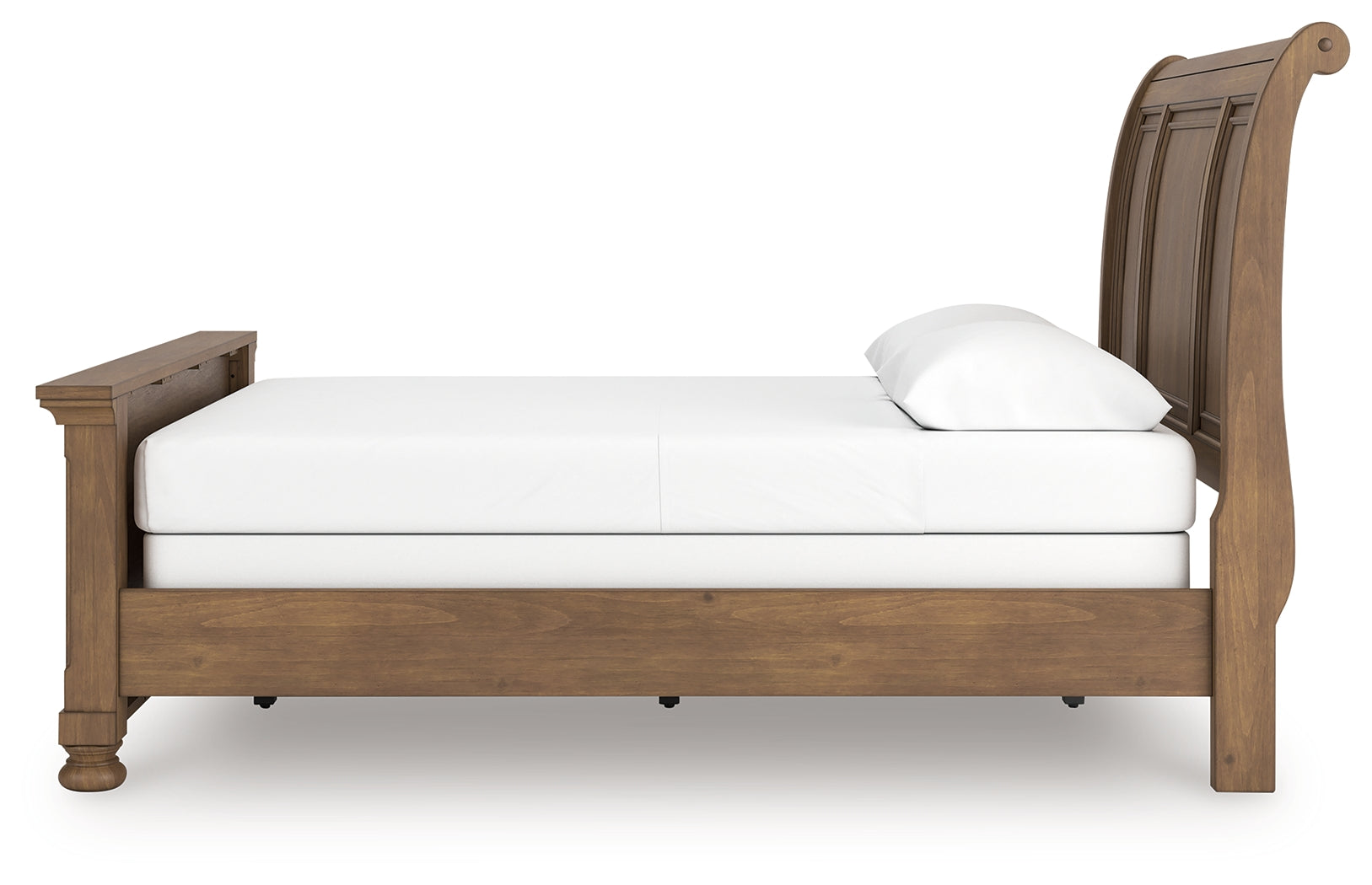 Feddinger Medium Brown Queen Sleigh Bed (Online Special Price) - Ornate Home