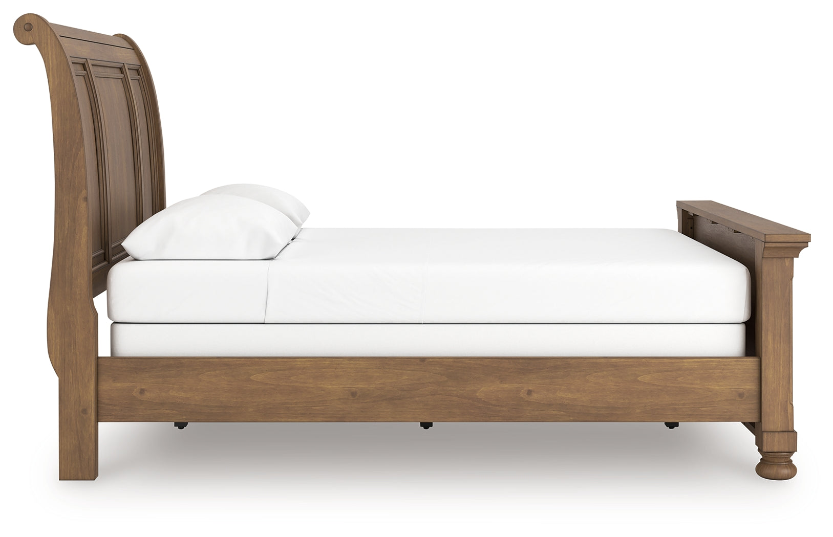Feddinger Medium Brown Queen Sleigh Bed (Online Special Price) - Ornate Home