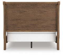 Feddinger Medium Brown Queen Sleigh Bed - Ornate Home