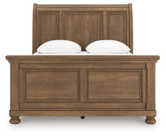 Feddinger Medium Brown Queen Sleigh Bed - Ornate Home