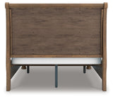 Feddinger Medium Brown Queen Sleigh Bedroom Set with Dresser, Mirror, Chest and Nightstand (Online Special Price) - Ornate Home