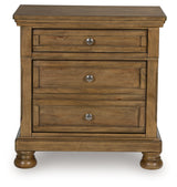 Feddinger Medium Brown Two Drawer Nightstand - Ornate Home