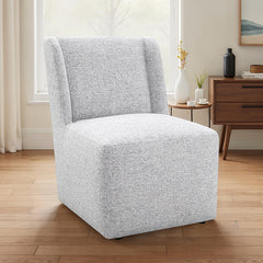 Fede Feather Gray Dining Side Chair - Ornate Home
