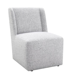 Fede Feather Gray Dining Side Chair - Ornate Home