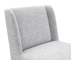 Fede Feather Gray Dining Side Chair - Ornate Home