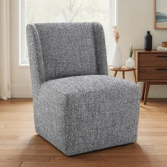 Fede Pewter Gray Dining Side Chair - Ornate Home