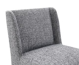 Fede Pewter Gray Dining Side Chair - Ornate Home