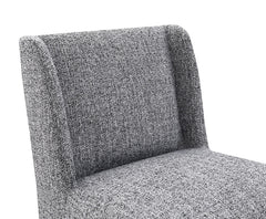 Fede Pewter Gray Dining Side Chair - Ornate Home