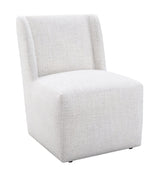Fede Pristine White Dining Side Chair - Ornate Home