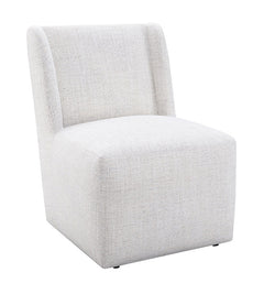 Fede Pristine White Dining Side Chair - Ornate Home