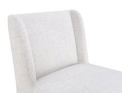 Fede Pristine White Dining Side Chair - Ornate Home