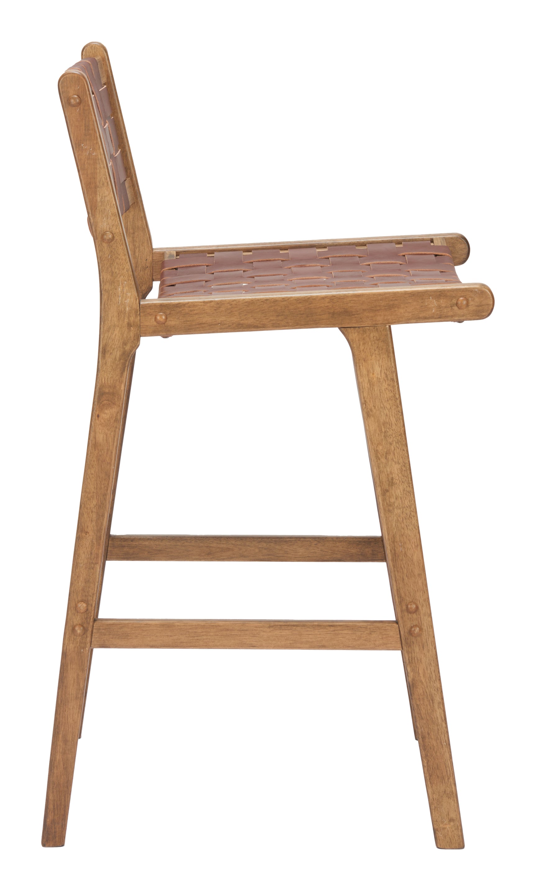 Feder Brown Barstool (Set of 2) - Ornate Home