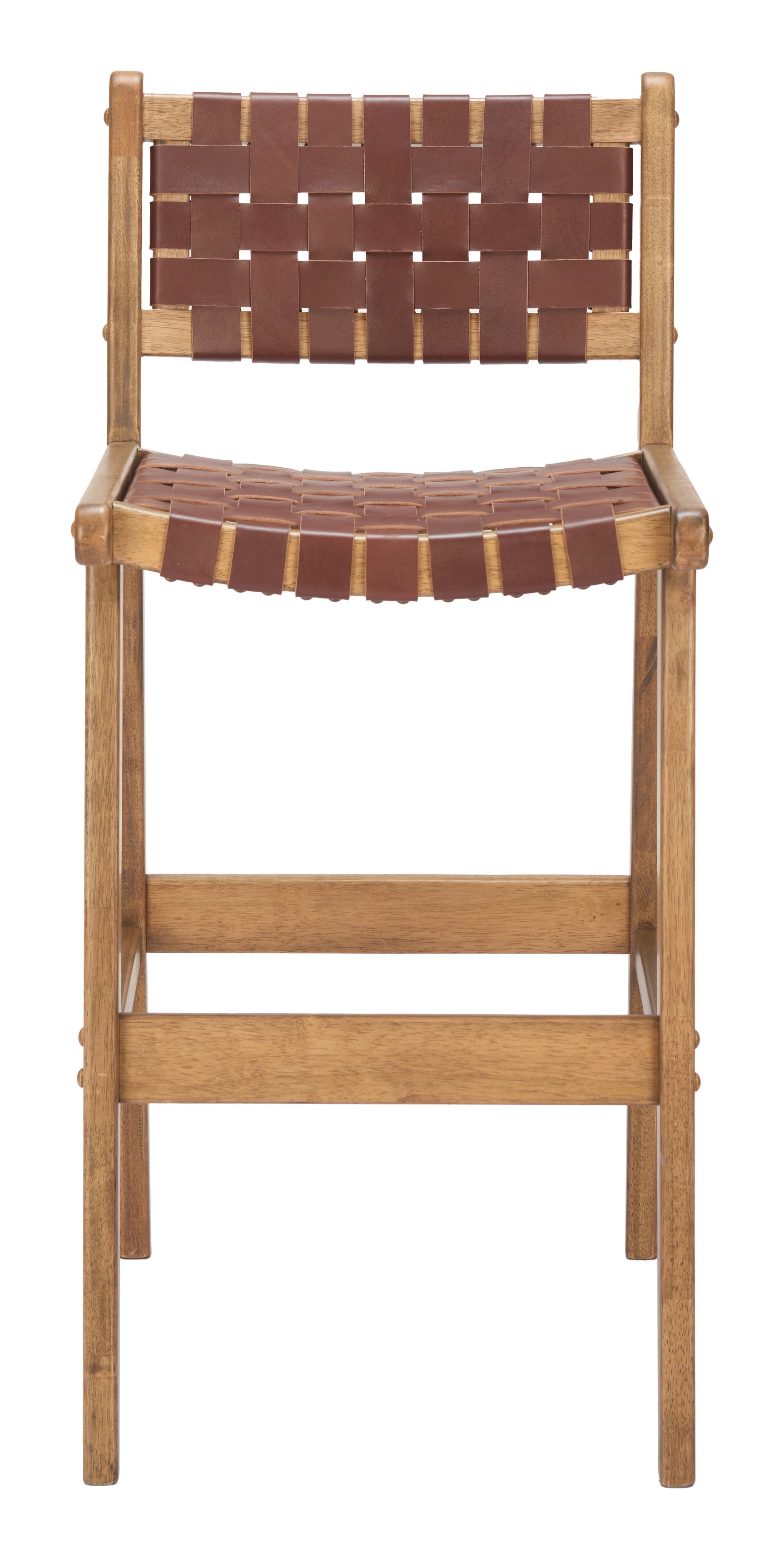 Feder Brown Barstool (Set of 2) - Ornate Home