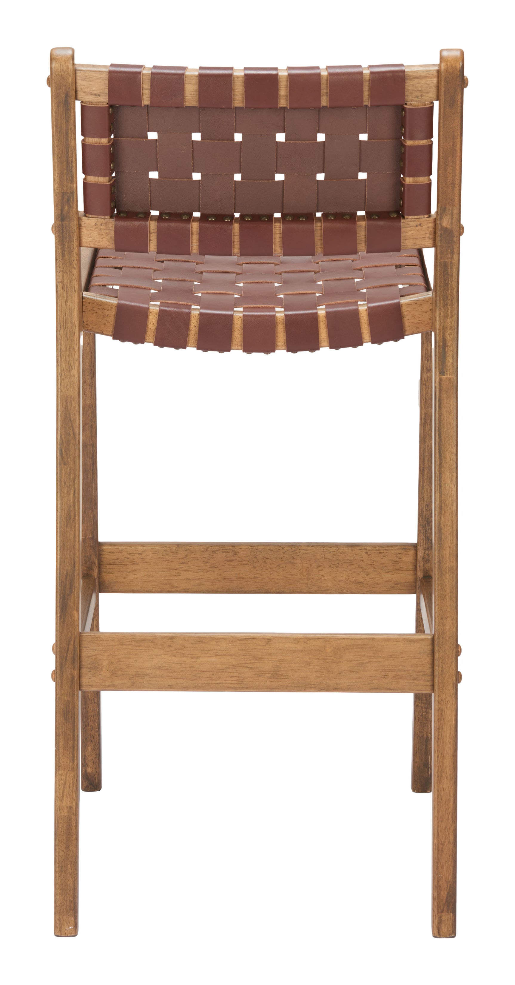 Feder Brown Barstool (Set of 2) - Ornate Home