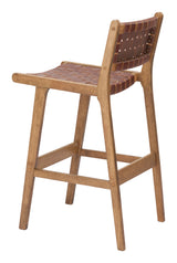 Feder Brown Barstool (Set of 2) - Ornate Home