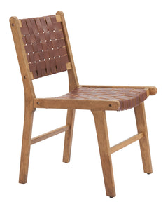 Feder Brown Dining Chair (Set of 2) - Ornate Home