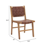 Feder Brown Dining Chair (Set of 2) - Ornate Home