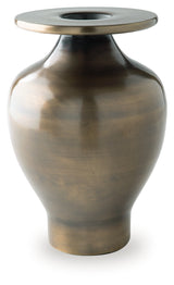 Fedorleigh Antique Brass 15" Height Vase - Ornate Home