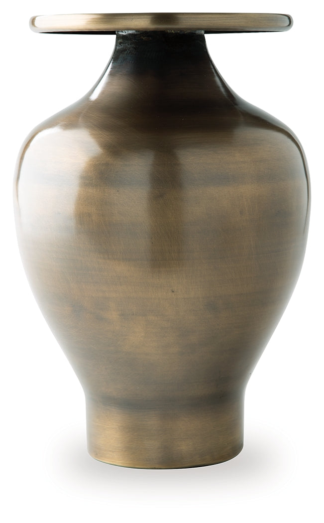 Fedorleigh Antique Brass 15" Height Vase - Ornate Home