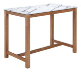 Fein White Counter Table - Ornate Home