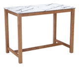 Fein White Counter Table - Ornate Home