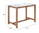 Fein White Counter Table - Ornate Home