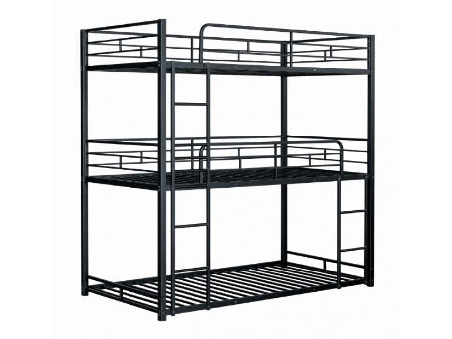 Felgu Black Twin Bunk Bed - Ornate Home