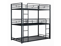 Felgu Black Twin Bunk Bed - Ornate Home