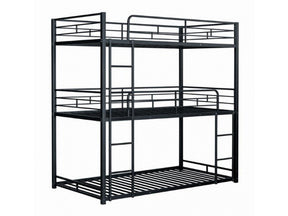 Felgu Black Twin Bunk Bed - Ornate Home