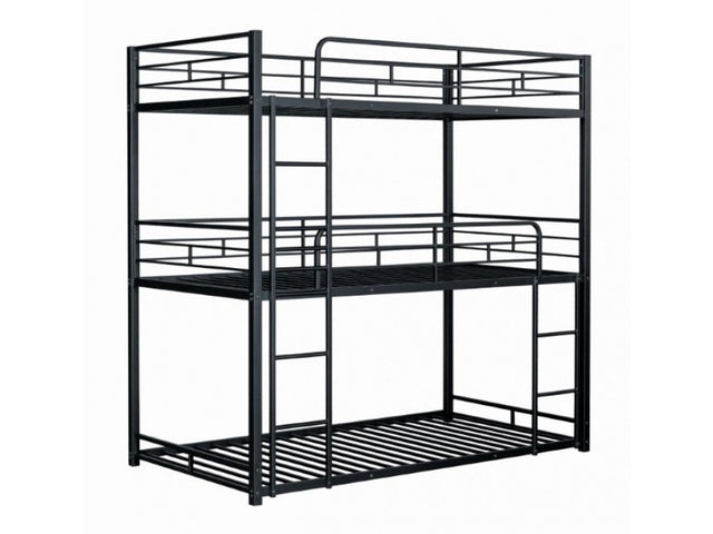 Felgu Black Twin Bunk Bed - Ornate Home