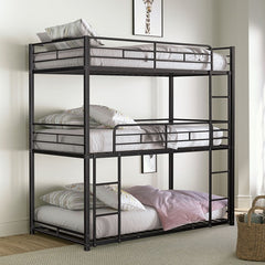 Felgu Black Twin Bunk Bed - Ornate Home