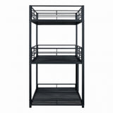 Felgu Black Twin Bunk Bed - Ornate Home