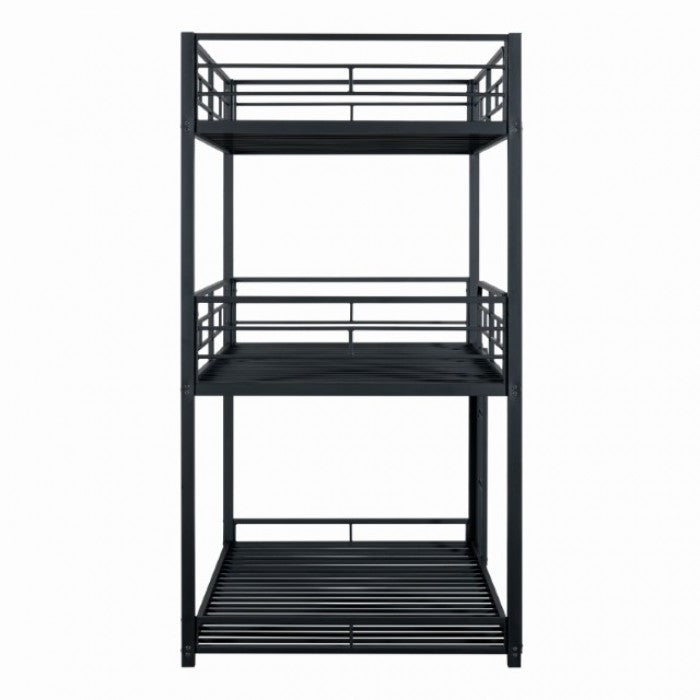 Felgu Black Twin Bunk Bed - Ornate Home