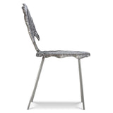 Felicity Shiny Nickel Side Chair - Ornate Home
