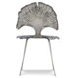 Felicity Shiny Nickel Side Chair - Ornate Home
